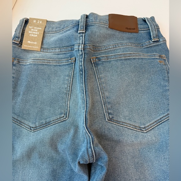 NWT Madewell 10” High Rise Skinny Crop size 24 - Picture 7 of 15